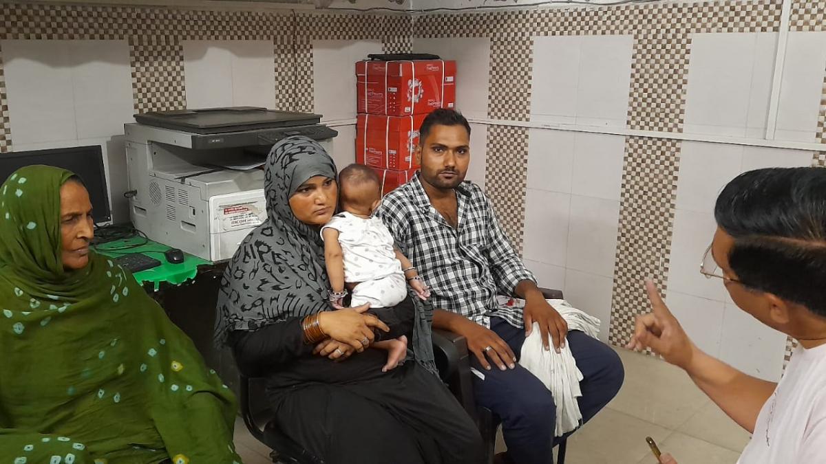 पुलिस ने बच्चे को बरामद किया