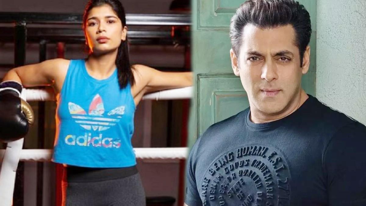 Nikhat Zareen and Salman Khan (Twitter)