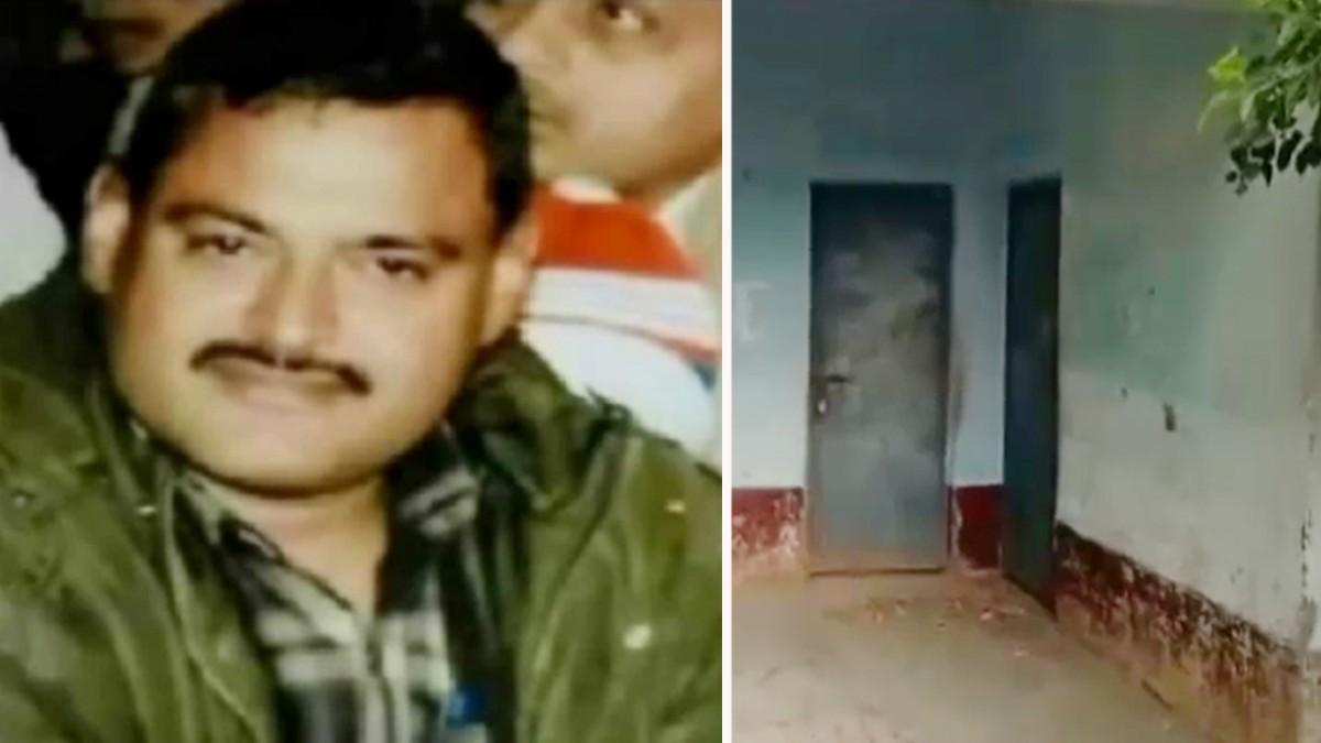 विकास दुबे का बिकरू पंचायत भवन पर कब्जा जारी. (फोटो:aajtak)