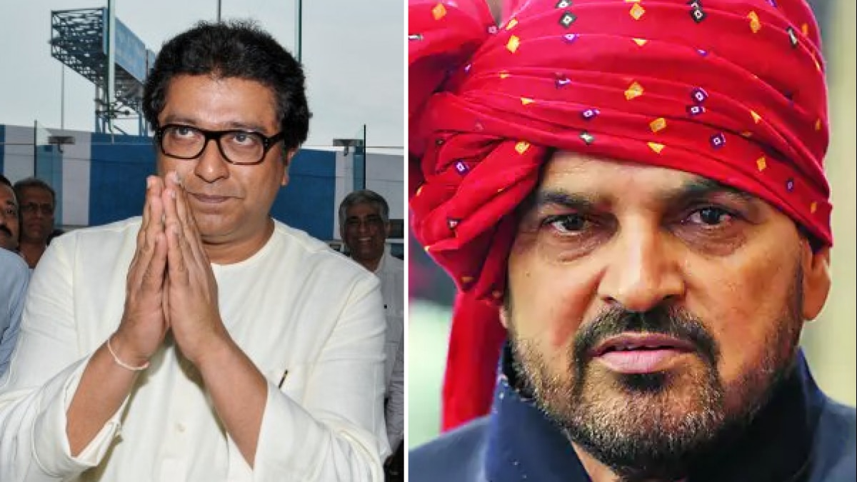 राज ठाकरे और बृजभूषण शरण सिंह (फाइल फोटो)