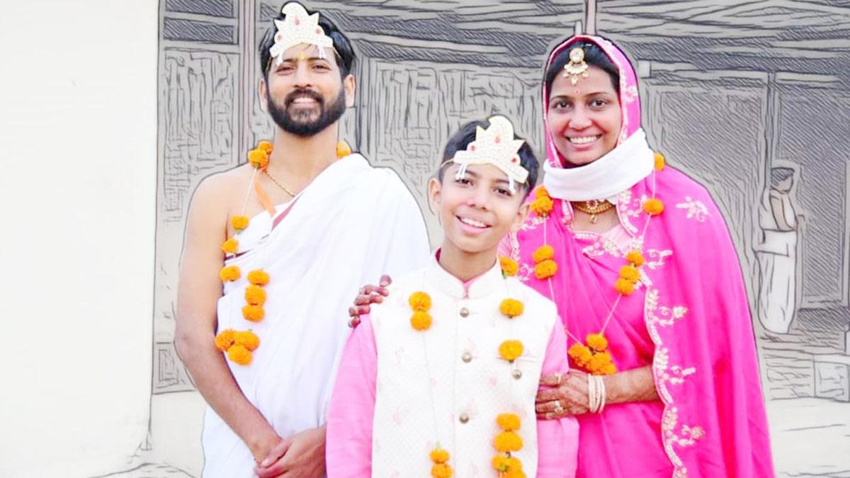 11 साल के बेटे के साथ दीक्षा लेंगे सुराना दंपती (फोटो-आजतक)