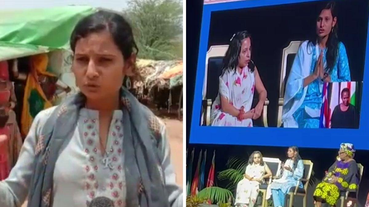 साउथ अफ्रीका में बाल श्रम पर भाषण देने वाली तारा बंजारा. 