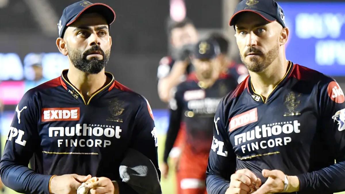 Virat kohli and Faf du plessis (@IPL)