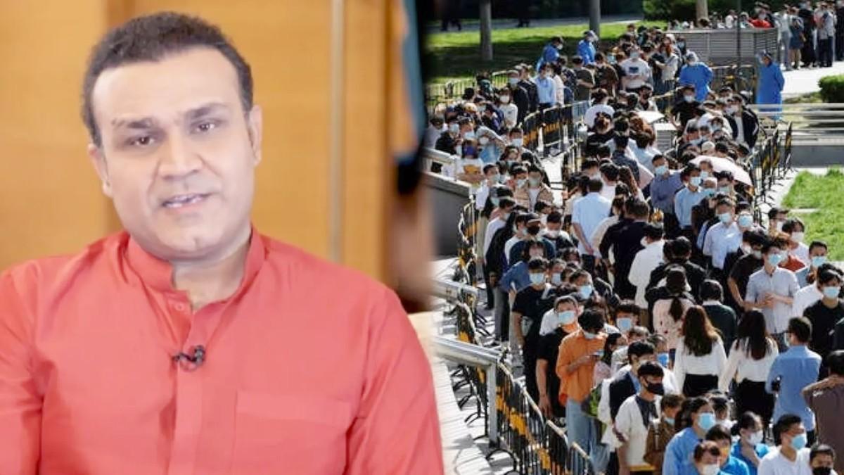 Virender Sehwag: चीन में बढ़े कोरोना के मामले तो सहवाग बोले- वायरस भी अब वर्क फ्रॉम होम