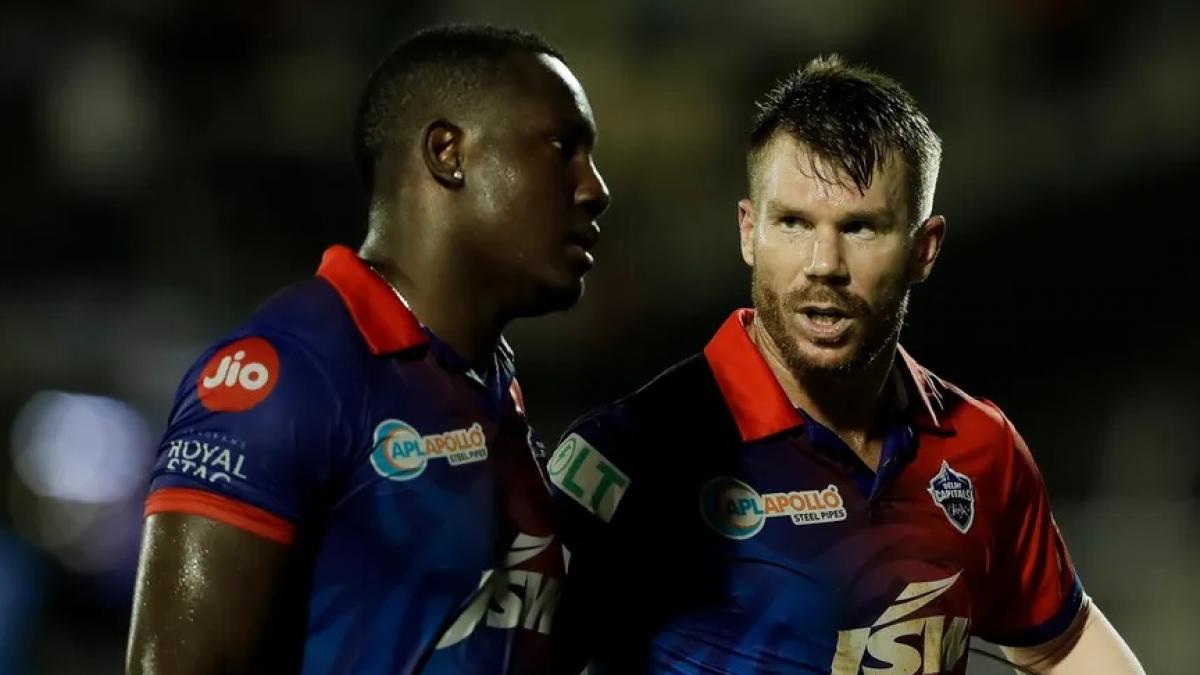 David Warner-Rovman Powell (@IPL)