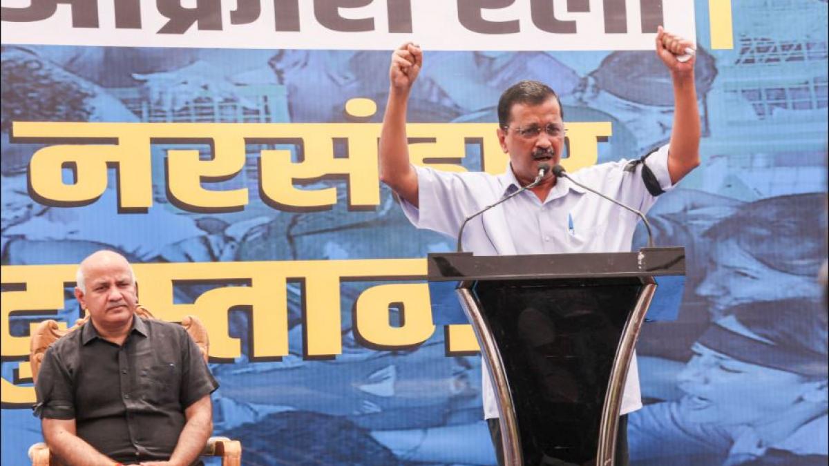 आप संयोजक अरविंद केजरीवाल