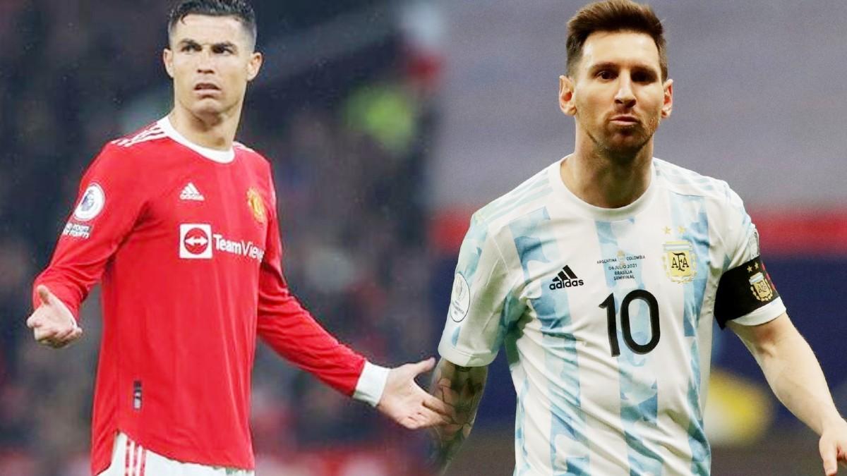 Cristiano Ronaldo and Lionel Messi (Twitter)
