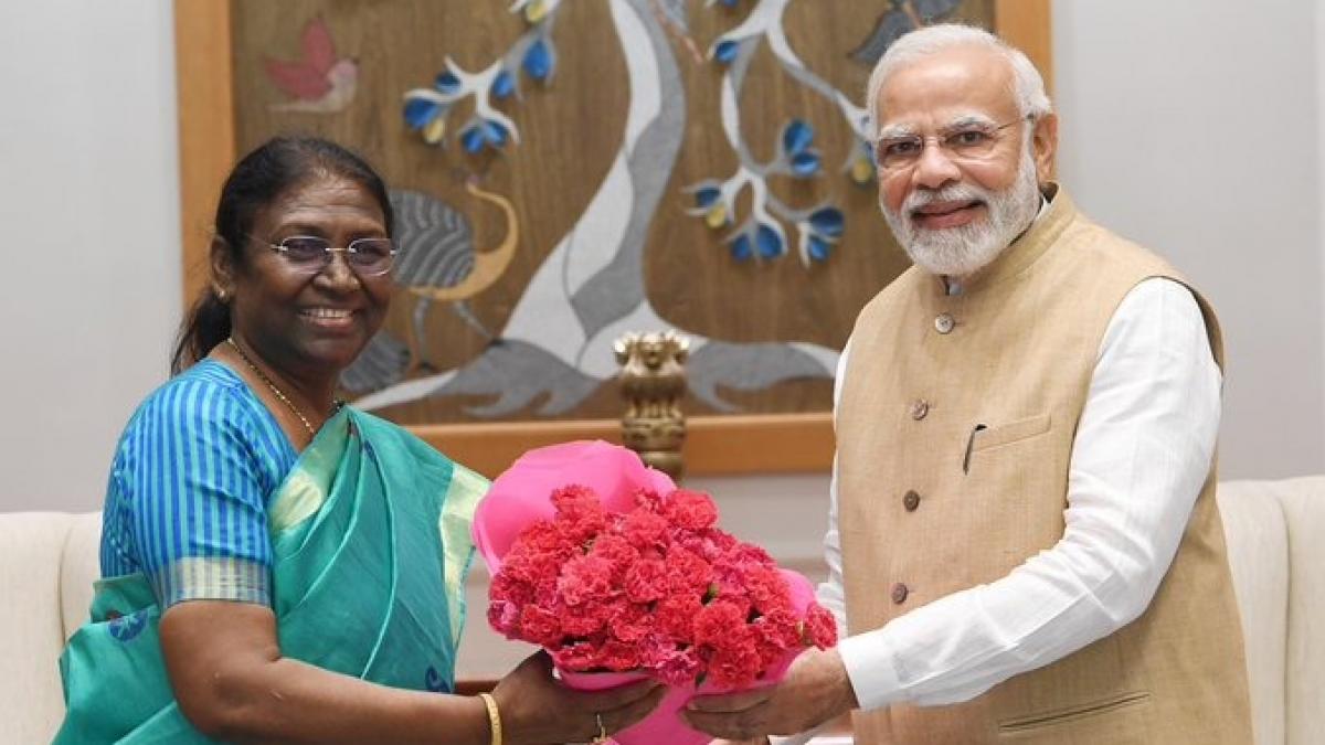 द्रौपदी मुर्मू और पीएम मोदी की मुलाकात हुई