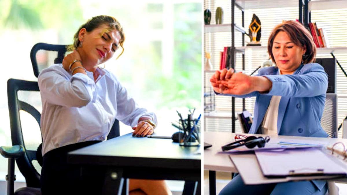 देर तक बैठने से बढ़ता है मौत का खतरा! डेस्क पर काम करते वक्त ना करें ये गलतियां - screen time problems How to Properly Sit at a Computer best ways to