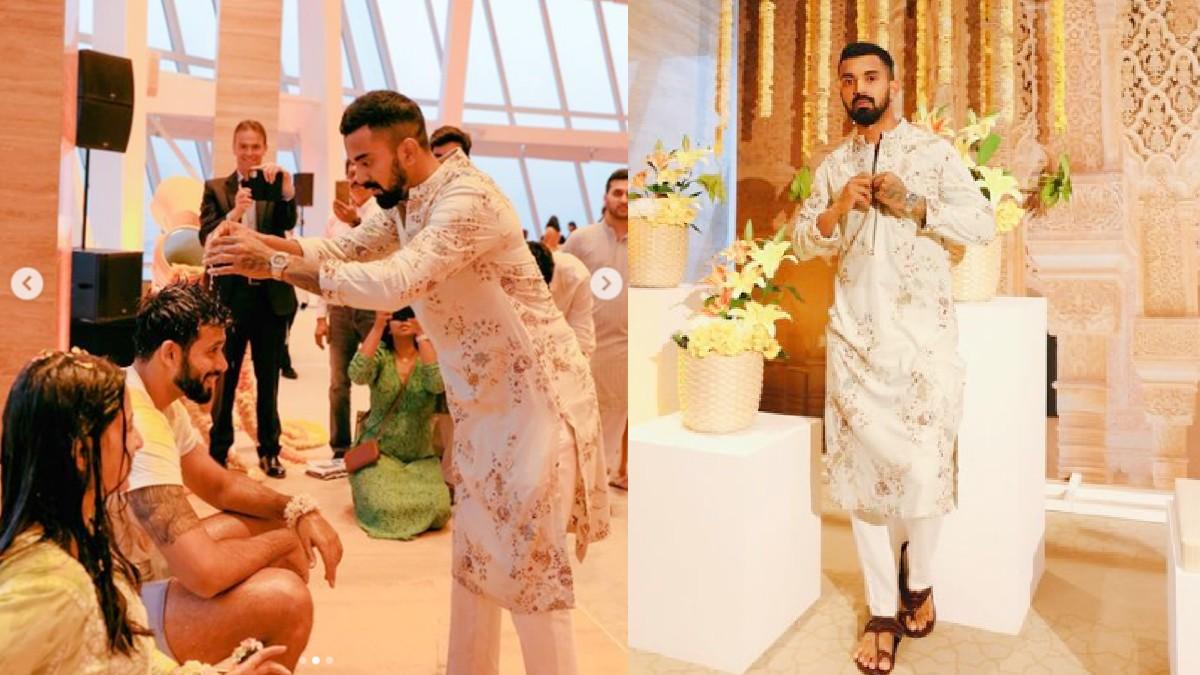 KL Rahul attand David Mathias marriage (Instagram)