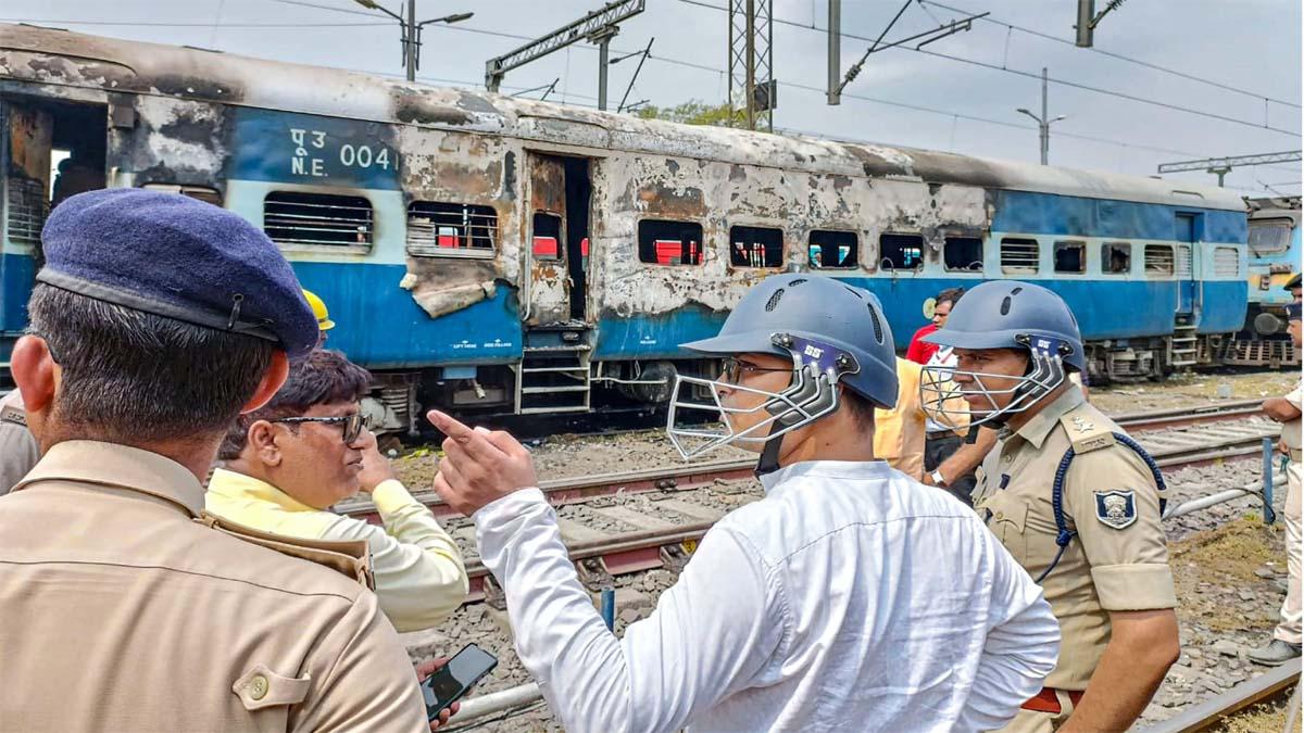 Trains Burnt, Stations Vandalised In Agnipath Protests (Photo- PTI)