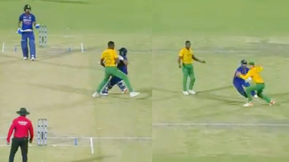 Rishabh Pant Clash with SA Players (@BCCI)