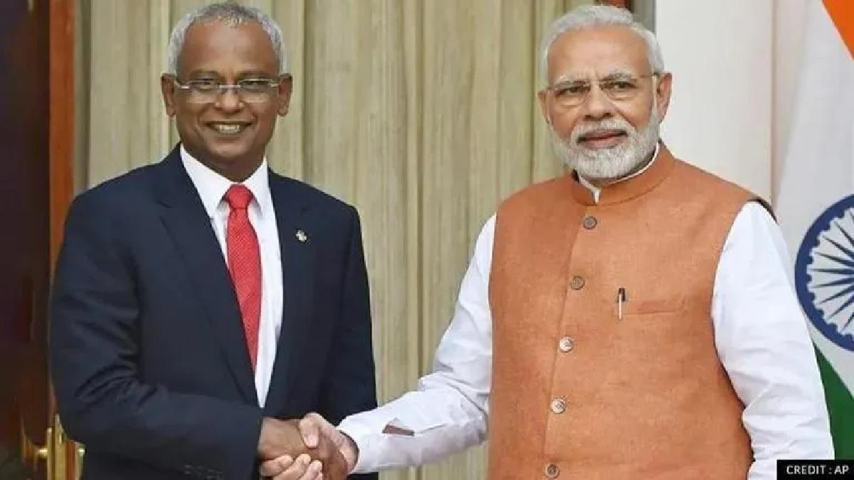 मालदीव के राष्ट्रपति इब्राहीम मोहम्मद सोलिह की पार्टी पैगंबर को लेकर मचे विवाद पर चुप है (Photo- AP)