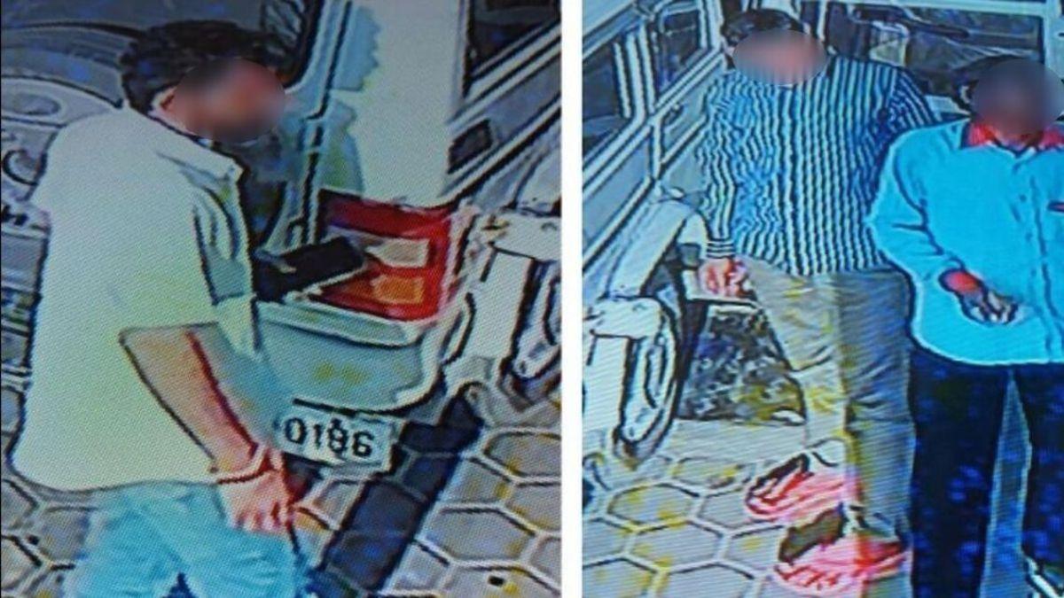 CCTV फुटेज में दिखे संदिग्ध
