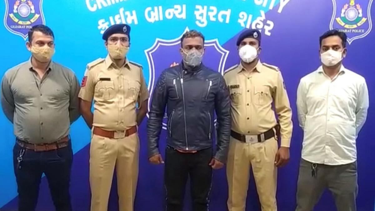 पुलिस की गिरफ्त में खतरनाक अपराधी सज्जू कोठारी