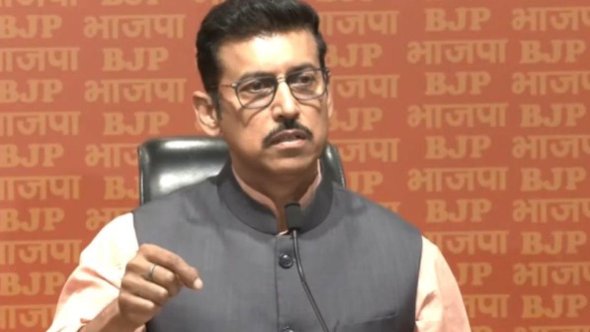 राज्यवर्धन सिंह राठौर ने प्रेस कॉन्फ्रेंस कर गहलोत सरकार पर साधा निशाना