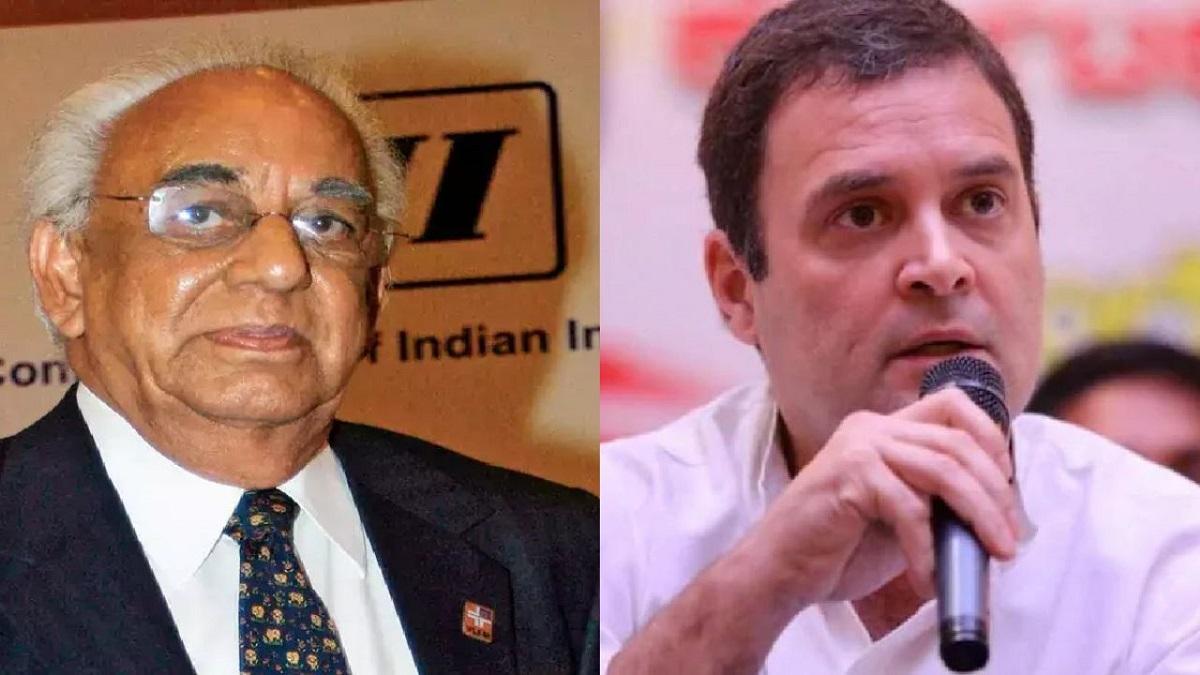 वी कृष्णमूर्ति और राहुल गांधी (फाइल फोटो)