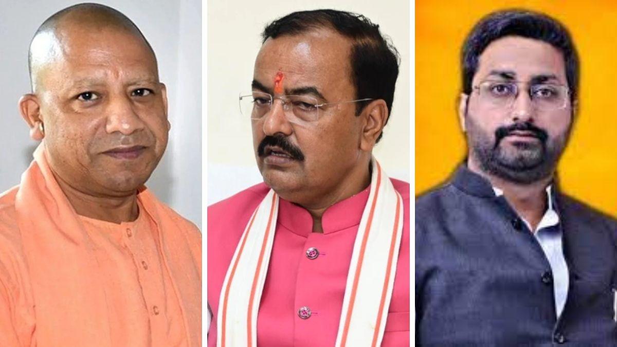 योगी आदित्यनाथ, केशव प्रसाद मौर्य, दानिश रजा