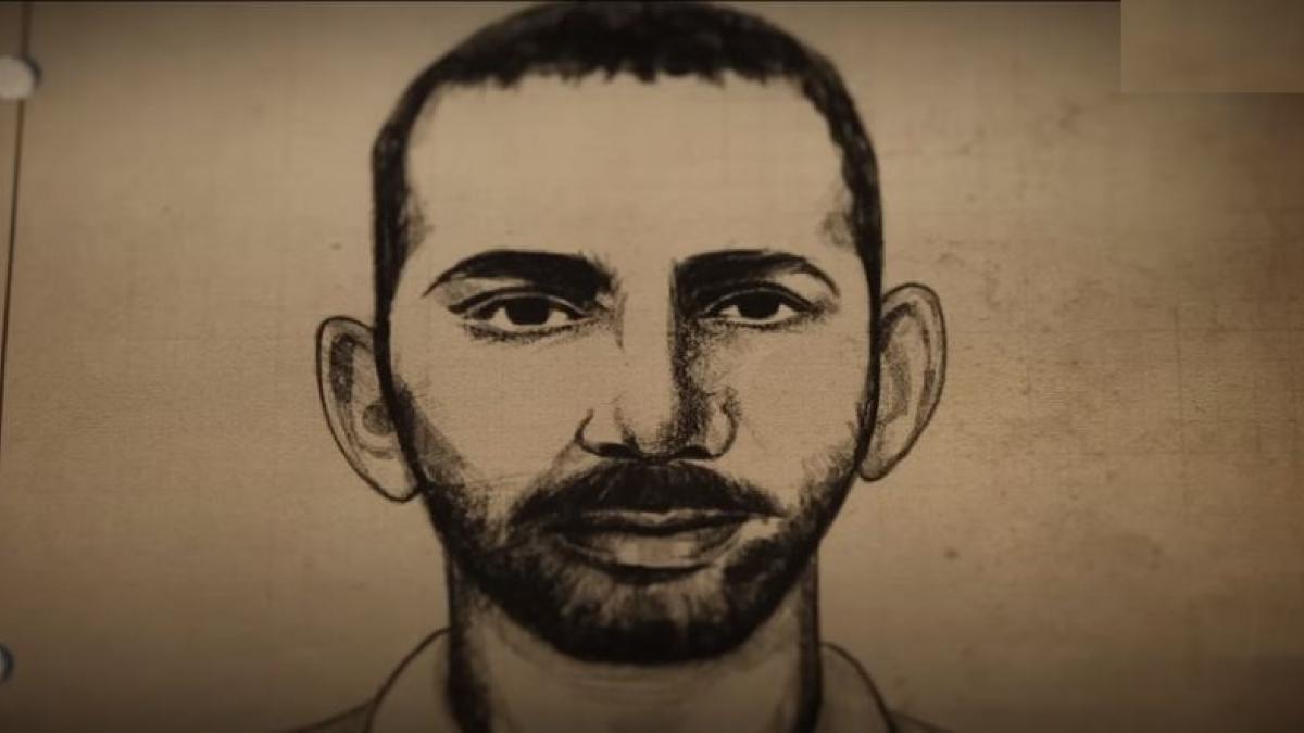 चंद्रकांत झा का स्केच (स्क्रीनशॉट: नेटफ्लिक्स)