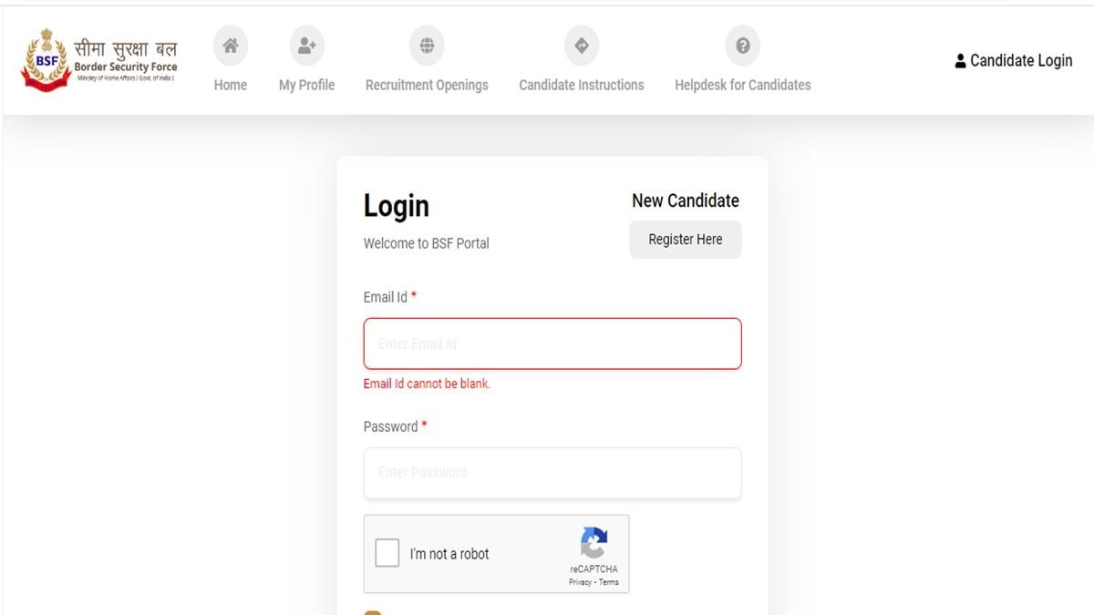 BSF Constable Tradesman Admit Card 2022
