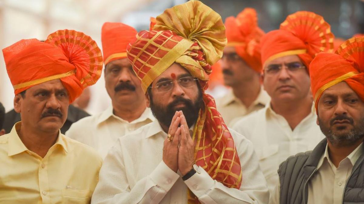 एकनाथ शिंदे बने शिवसेना विधायक दल के नेता (पीटीआई)