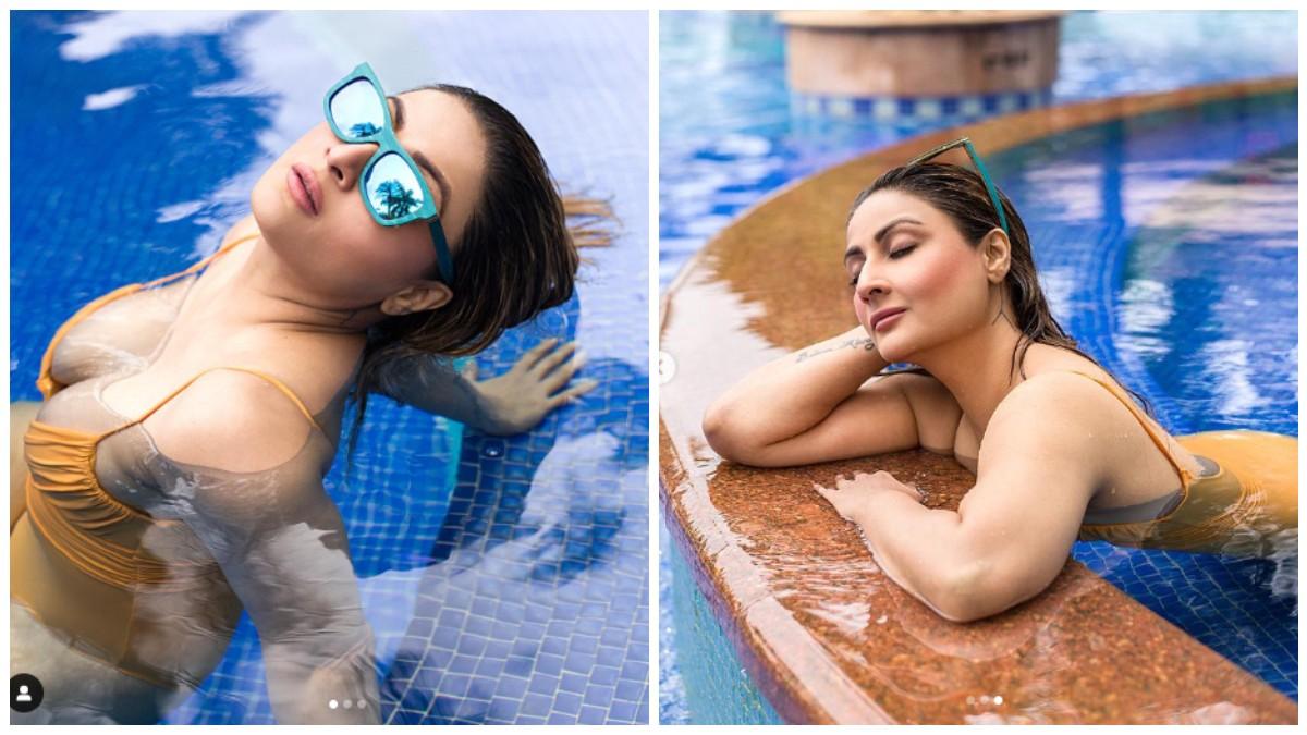 गोल्डन बिकिनी पहनकर पूल में उतरीं 43 साल की Urvashi Dholakia, फैंस बोले- पानी में आग लगा दी