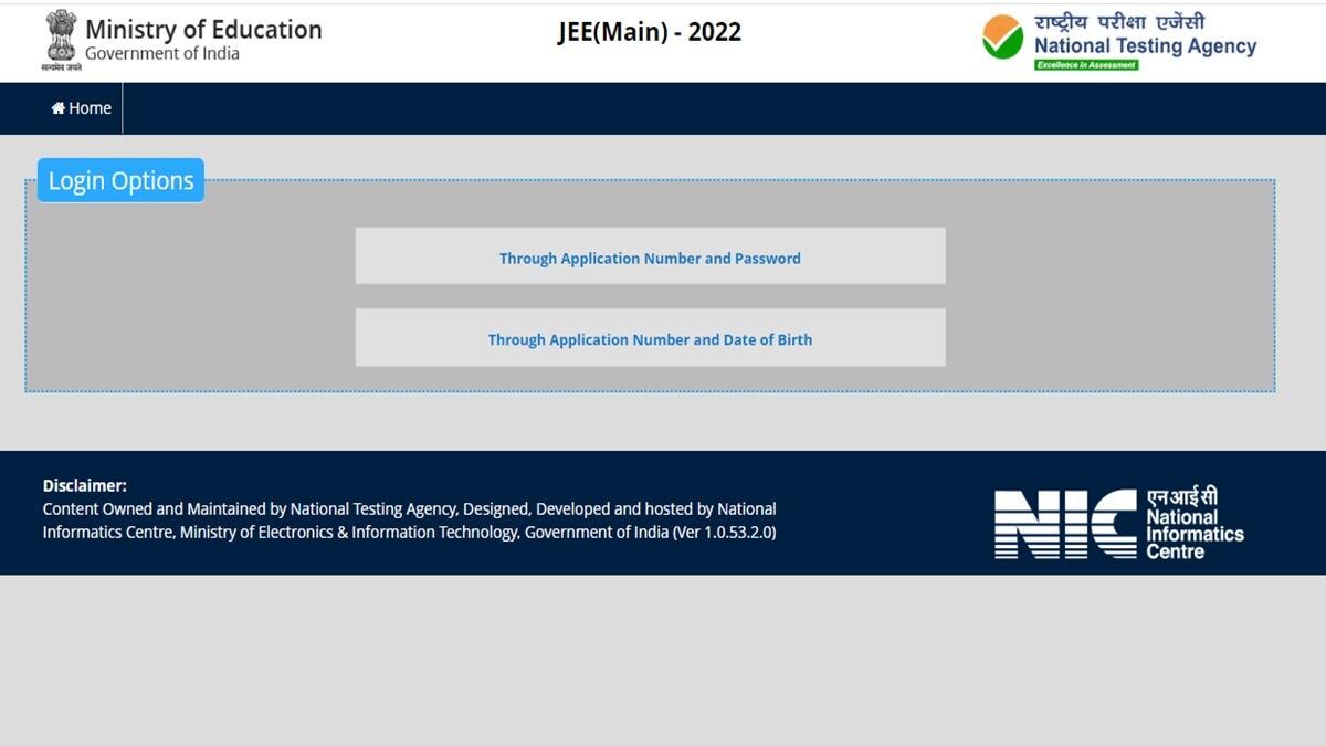 JEE Main 2022 Answer Key