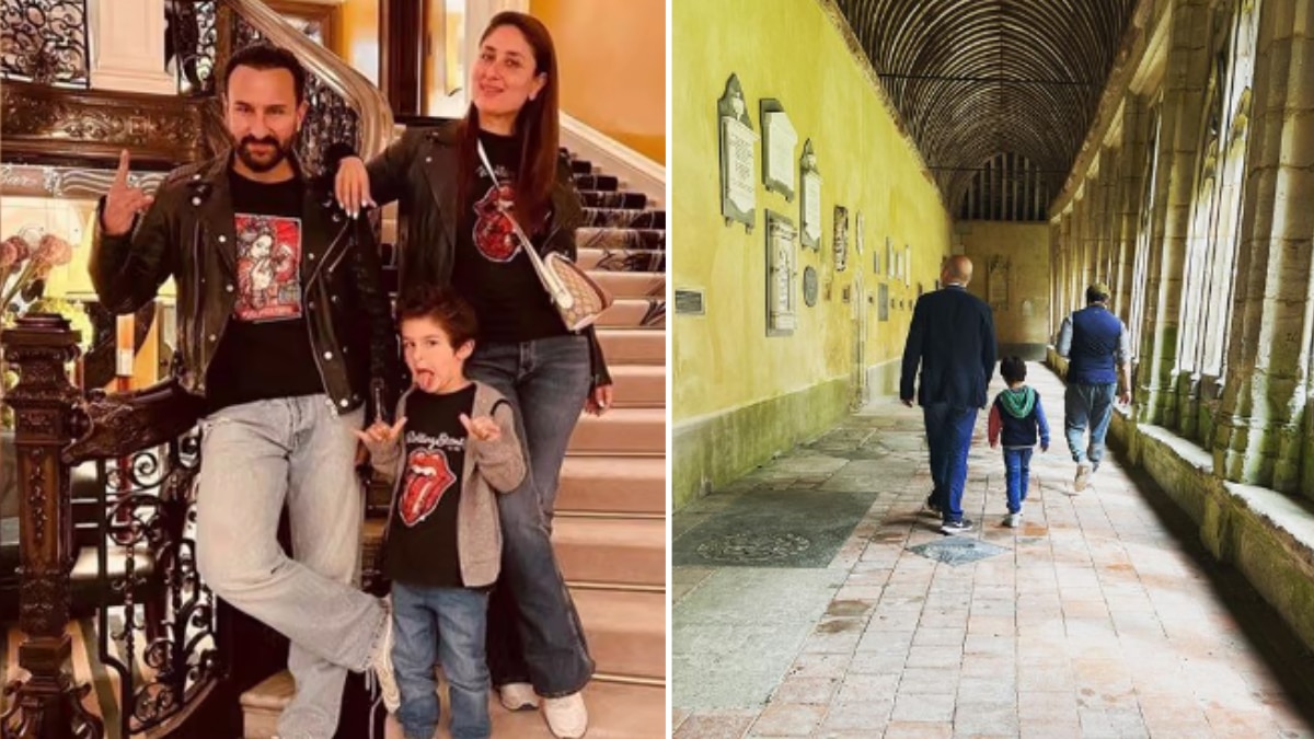 Kareena Kapoor की फोटो में Saif, Taimur के साथ तीसरा कौन? देखें Photo