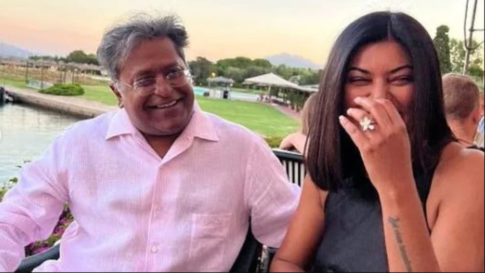 Lalit Modi से Sushmita Sen ने की गुपचुप सगाई? फोटो में फ्लॉन्ट की 'इंगेजमेंट' रिंग - Sushmita Sen Lalit Modi Marriage Actress Flaunts Engagement Ex IPL Chairman tmovb - AajTak