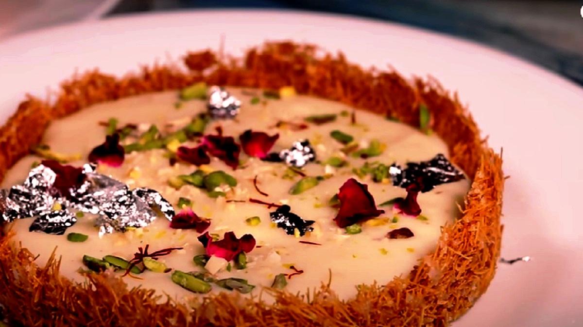 Malai Ghevar Recipe in Hindi