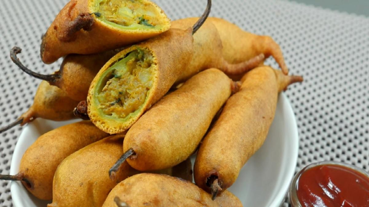 Mirchi Pakora Recipe in Hindi