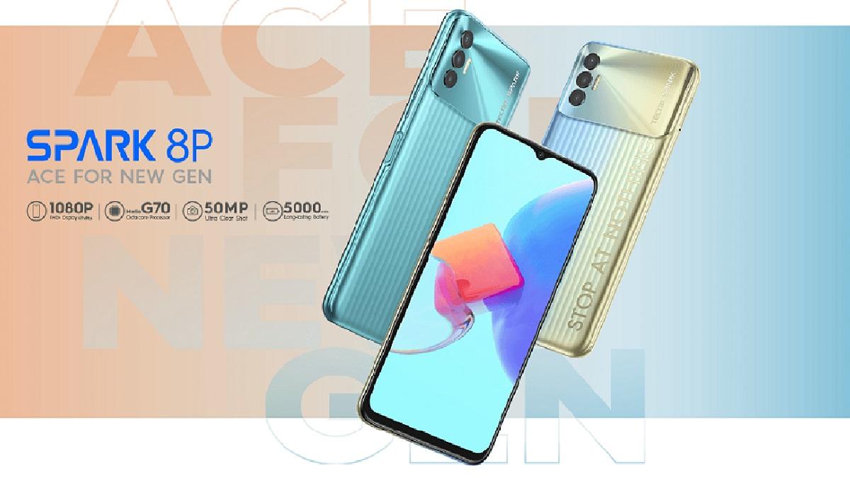 Tecno Spark 8P जल्द होगा भारत में लॉन्च 