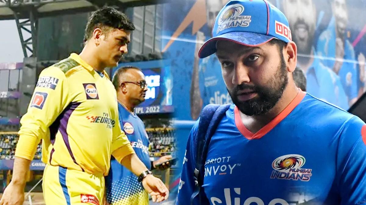 MS Dhoni and Rohit Sharma (Twitter)