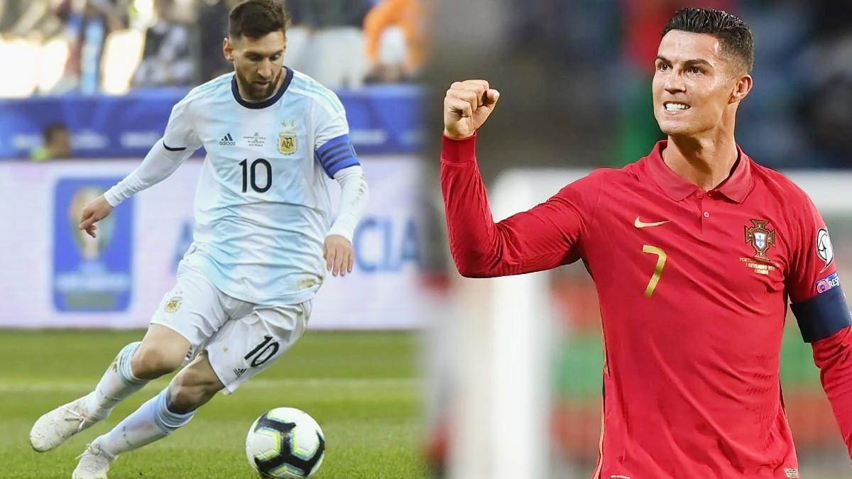 Lionel messi and Ronaldo (Twitter)