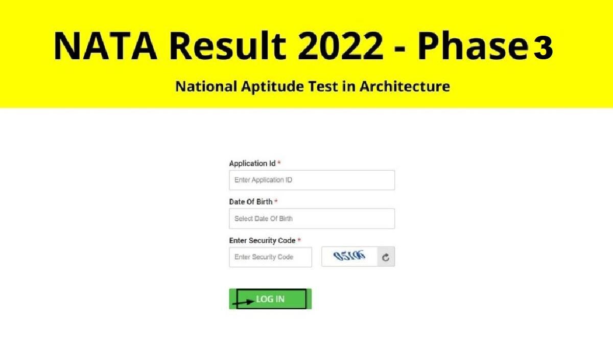 NATA Result 2022: