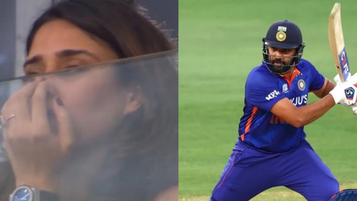 Rohit Sharma Wicket: तेज शुरुआत के बाद रोहित शर्मा ने गंवाया विकेट, वाइफ रितिका का रिएक्शन वायरल