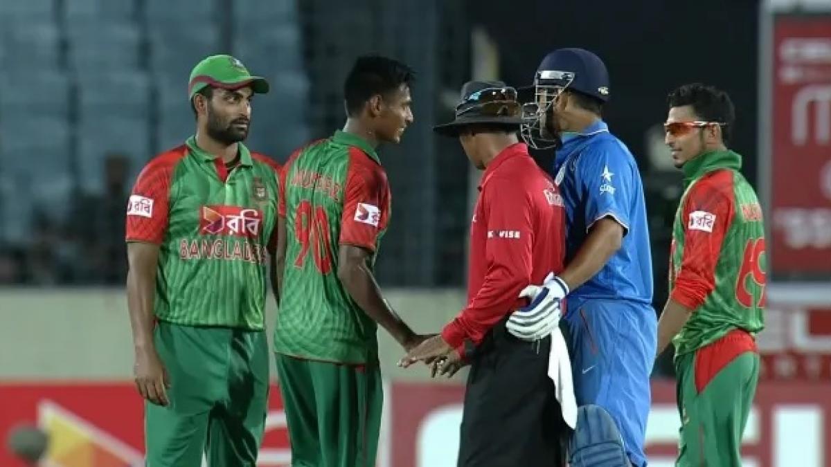 भारत और बांग्लादेश के मैच में भी हो चुकी है लड़ाई