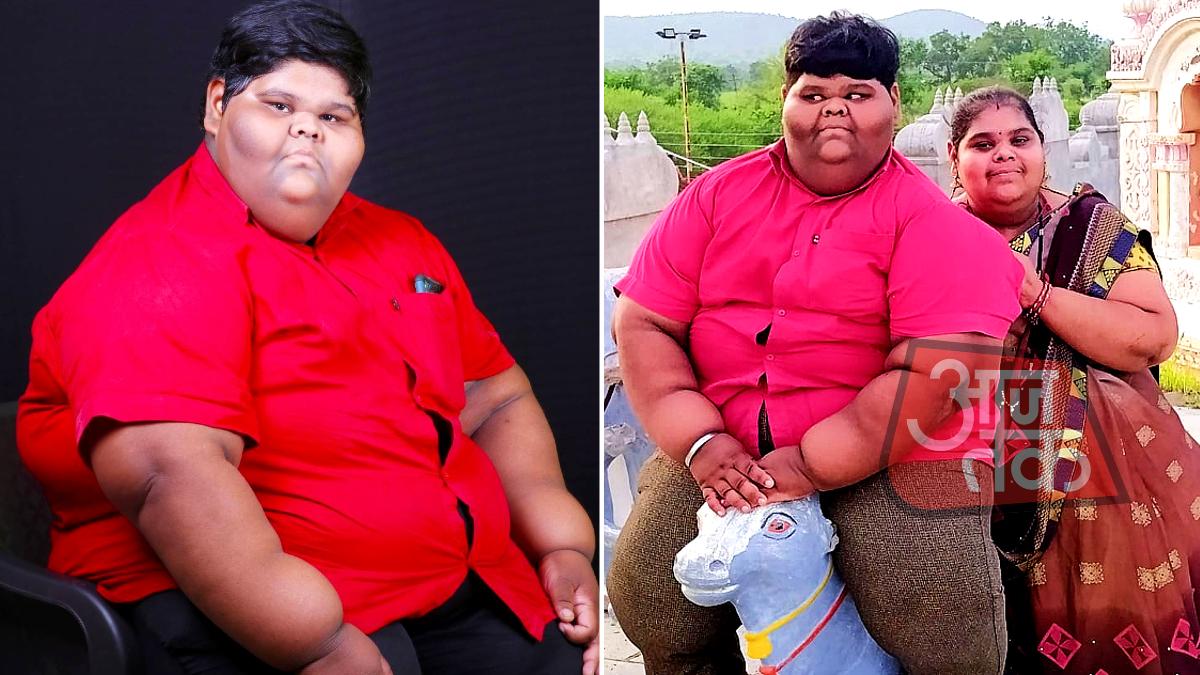 मधुसूदन भारती अपनी मां के साथ.