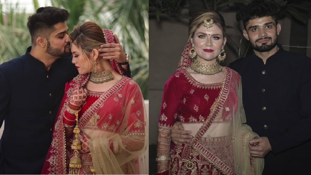 अमेरिका की स्‍टेफनी और हरियाणा के निखिल कंवल की लव स्‍टोरी के सोशल मीडिया पर चर्चे हैं (Credit: Nikhil Kanwal Vlogs/YouTube )