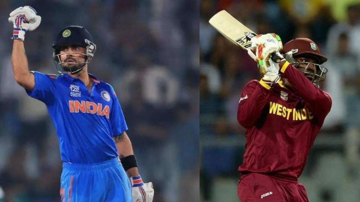 विराट कोहली और क्रिस गेल