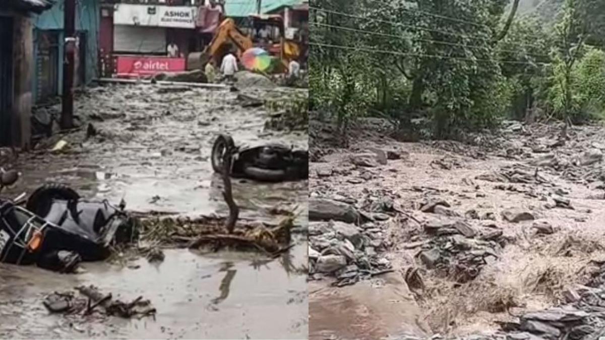 धर्मशाला में बादल फटने से तबाही