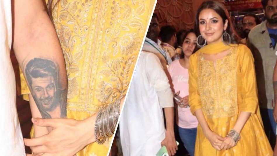 शहनाज गिल ने किए लाल बाग के राजा के दर्शन, साथ दिखे 'सिद्धार्थ', Photos - shehnaaz gill visits Lal baugh cha Raja with brother sidharth shukla tattoo tmovp - AajTak