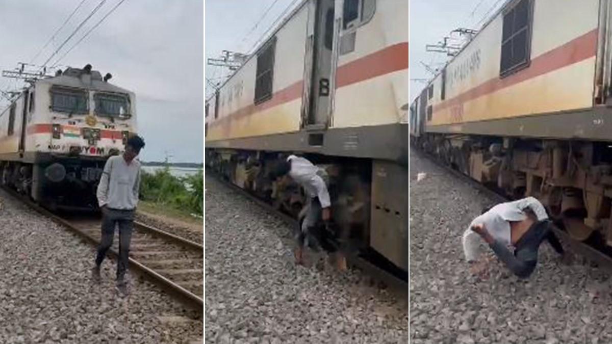 Video: तेज रफ्तार ट्रेन के सामने Instagram Reel बना रहा था युवक, टक्कर लगते ही हवा में उछला फिर...