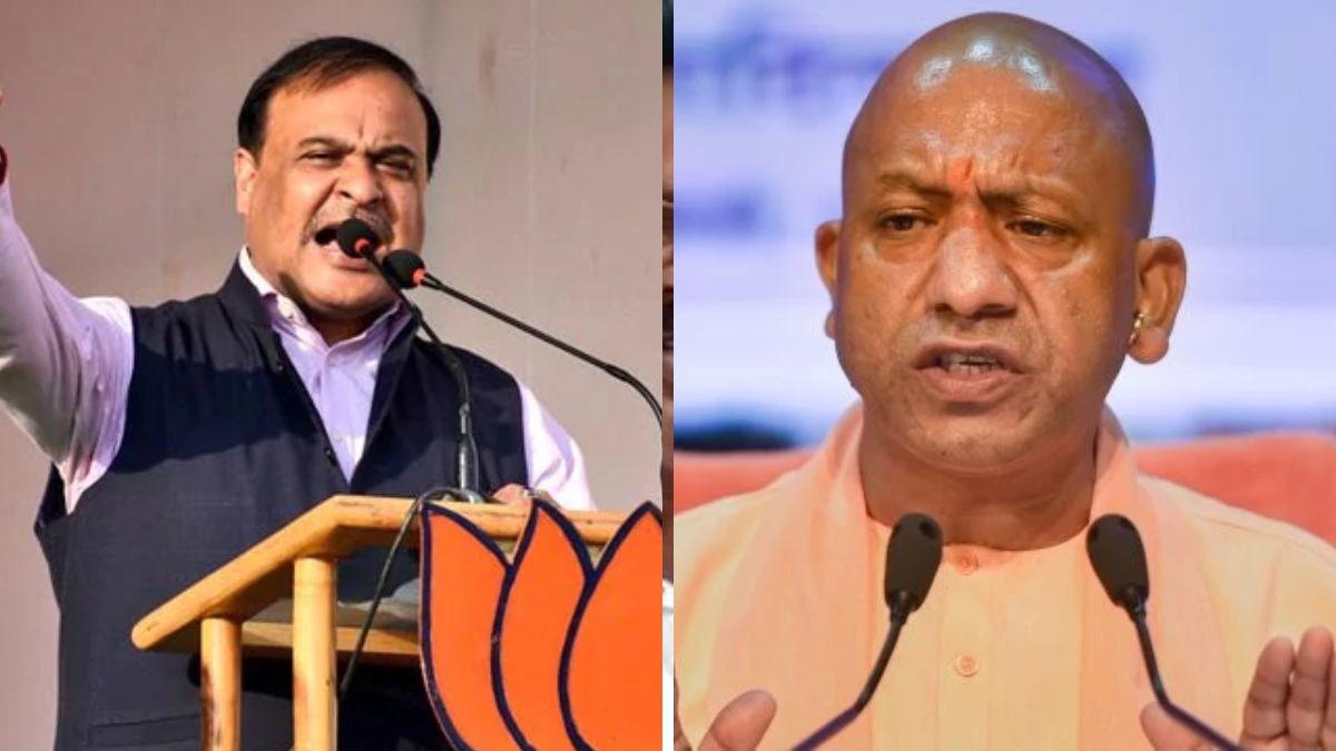 हिमंत बिस्वा सरमा और योगी आदित्यनाथ (फाइल फोटो)