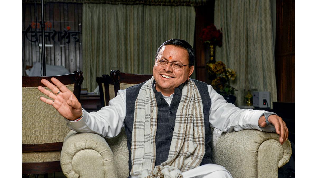 उत्तराखंड के मुख्यमंत्री पुष्कर सिंह धामी