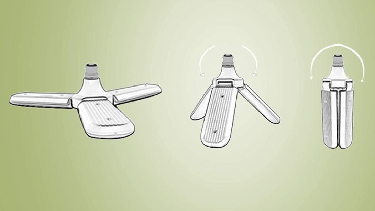 Foldable LED Bulb को आप पंखे की तरह फैला भी सकते हैं 