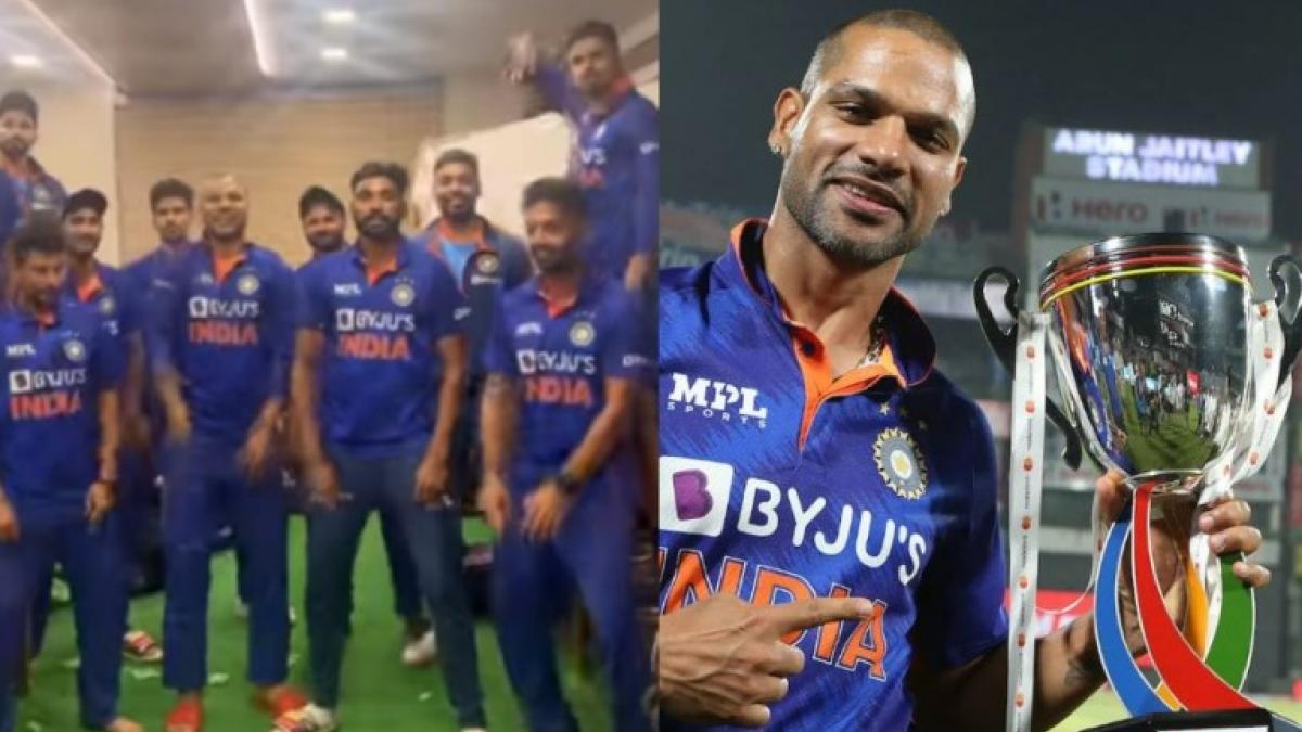 IND vs SA 3rd ODI:'बोलो तारा रा रा...', अफ्रीका को सीरीज में पीटने के बाद धवन एंड कंपनी का जबरदस्त डांस, Video