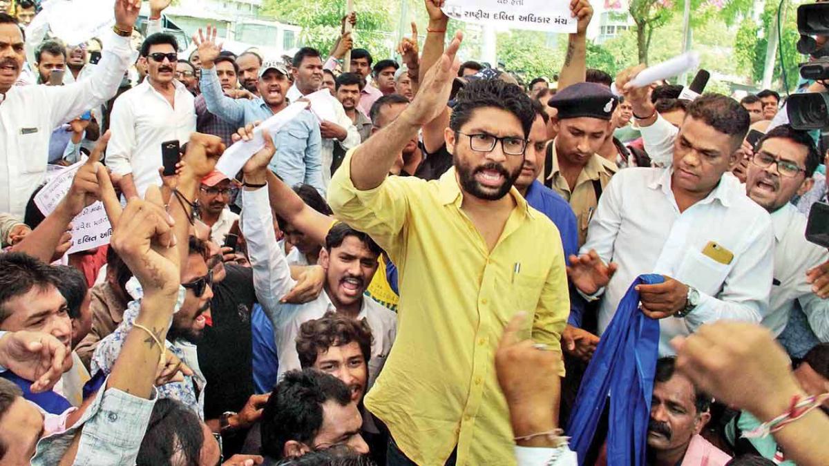 गुजरात में दलित चेहरा जिग्नेश मेवाणी 