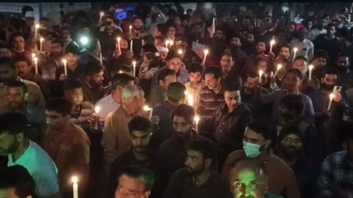 विरोध प्रदर्शन की तस्वीर