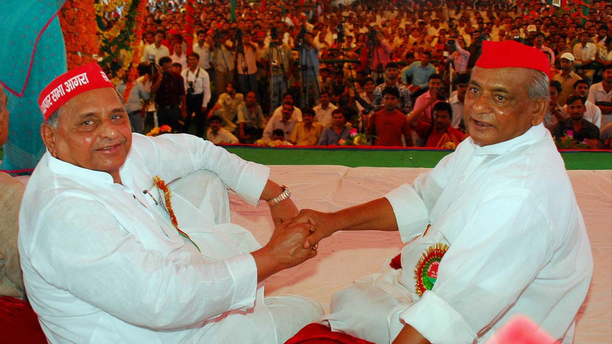 मुलायम सिंह यादव और कल्याण सिंह 